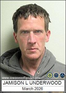 Jamison Lee Underwood a registered Sex Offender of Iowa