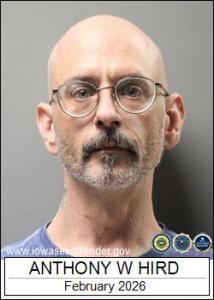 Anthony William Hird a registered Sex Offender of Iowa