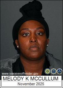 Melody Kanosha Mccullum a registered Sex Offender of Iowa