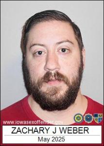Zachary John Weber a registered Sex Offender of Iowa