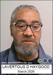 Lavertous Deangelo Haygood a registered Sex Offender of Iowa