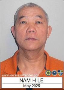 Nam Hoang Le a registered Sex Offender of Iowa