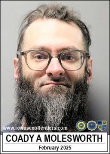 Coady Alan Molesworth a registered Sex Offender of Iowa