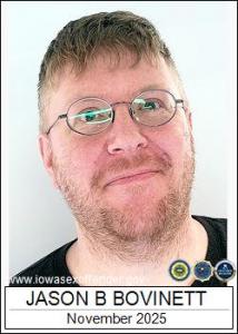 Jason Bernard Bovinett a registered Sex Offender of Iowa
