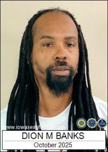 Dion Mario Banks a registered Sex Offender of Iowa