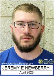 Jeremy Ellis Newberry a registered Sex Offender of Iowa