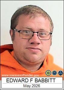 Edward Franklin Babbitt a registered Sex Offender of Iowa