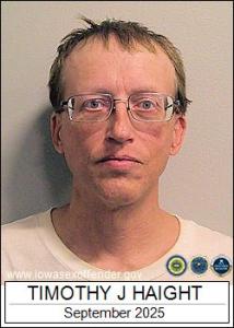 Timothy James Haight a registered Sex Offender of Iowa