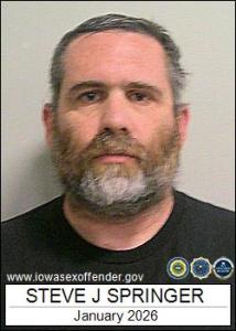 Steve Joseph Springer a registered Sex Offender of Iowa