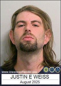 Justin Earl Weiss a registered Sex Offender of Iowa