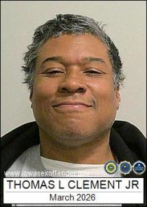Thomas Louis Clement Jr a registered Sex Offender of Iowa