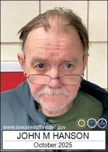John Marvin Hanson a registered Sex Offender of Iowa