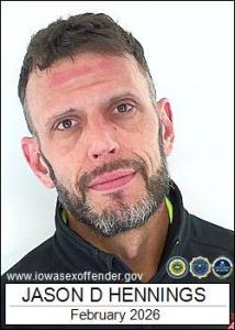 Jason Dean Hennings a registered Sex Offender of Iowa