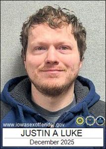 Justin Andrew Luke a registered Sex Offender of Iowa