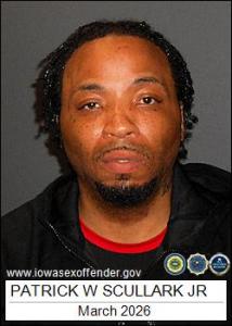 Patrick Wayman Scullark Jr a registered Sex Offender of Iowa