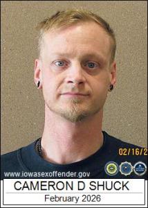 Cameron Daniel Shuck a registered Sex Offender of Iowa