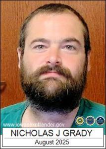 Nicholas Jay Grady a registered Sex Offender of Iowa