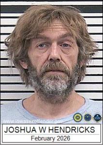 Joshua Wade Hendricks a registered Sex Offender of Iowa