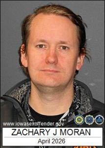 Zachary Joseph Moran a registered Sex Offender of Iowa
