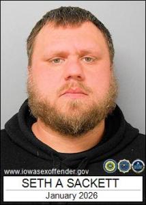 Seth Adrian Sackett a registered Sex Offender of Iowa