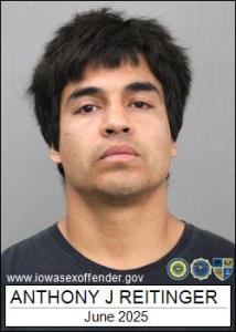 Anthony James Reitinger a registered Sex Offender of Iowa