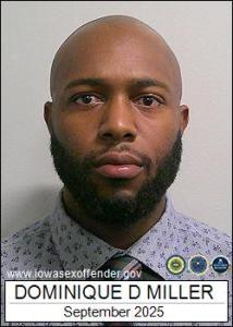 Dominique Dupree Miller a registered Sex Offender of Iowa