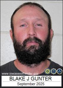 Blake Joseph Gunter a registered Sex Offender of Iowa