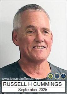 Russell Harold Cummings a registered Sex Offender of Iowa