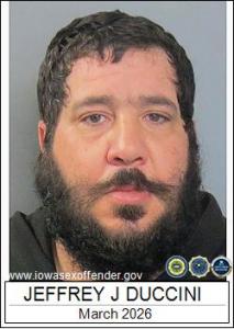 Jeffrey Joseph Duccini a registered Sex Offender of Iowa
