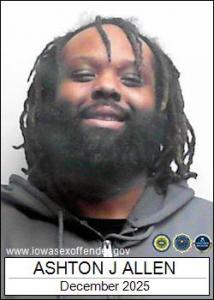 Ashton Jo Aaron Allen a registered Sex Offender of Iowa