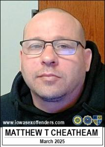 Matthew Thomas Cheatheam a registered Sex Offender of Iowa