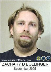 Zachary David Bollinger a registered Sex Offender of Iowa
