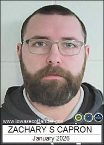 Zachary Samuel Capron a registered Sex Offender of Iowa