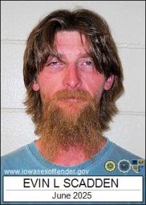 Evin Lawrence Scadden a registered Sex Offender of Iowa
