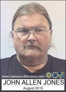 John A Jones a registered Sex Offender of Iowa
