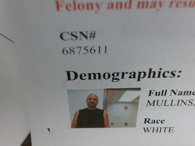 John Paul Mullins a registered Sex Offender of Arkansas