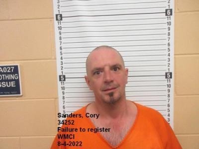 Cory Scott Sanders a registered Sex Offender of Wyoming