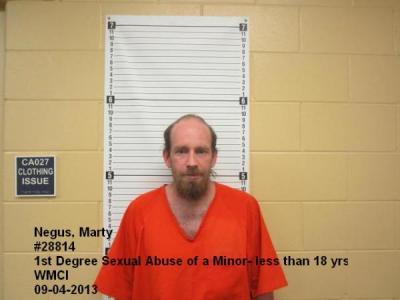 Marty Jon Negus a registered Sex Offender of Wyoming