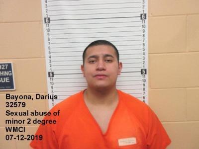 Darius Andrew Bayona a registered Sex Offender of Wyoming