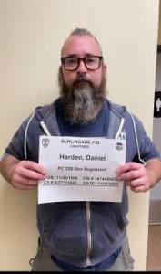 Daniel James Harden a registered Sex Offender of California