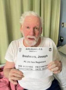 Joseph Breshears a registered Sex Offender of California