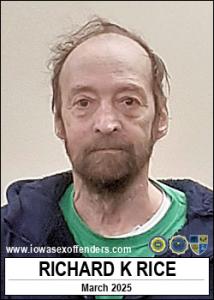 Richard Keith Rice a registered Sex Offender of Iowa