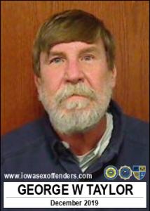 George Winston Taylor a registered Sex Offender of Iowa