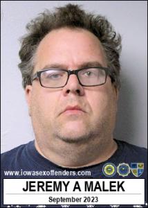 Jeremy Alan Malek a registered Sex Offender of Iowa
