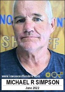 Michael Rae Simpson a registered Sex Offender of Iowa