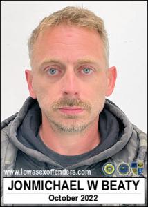 Jonmichael William Beaty a registered Sex Offender of Iowa