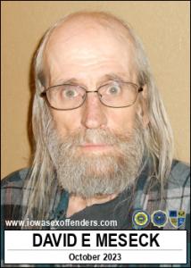 David Earl Meseck a registered Sex Offender of Iowa