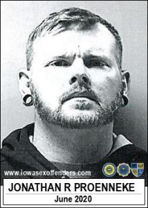 Jonathan Robert Proenneke a registered Sex Offender of Iowa