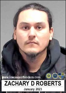 Zachary Dean Roberts a registered Sex Offender of Iowa