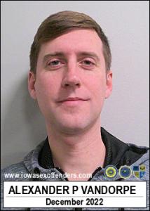 Alexander Paul Vandorpe a registered Sex Offender of Iowa